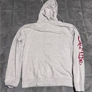 White Salt Life Hoodie with Red Salt Life Print
